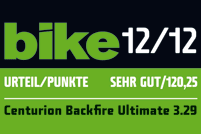 BIKE-Urteil: sehr gut für CENTURION 