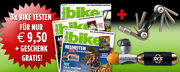Anzeige Abo BIKE Magazin 2013
